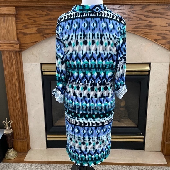 Notations Button Down Shirt Dress Size: PM NWOT - Picture 11 of 15